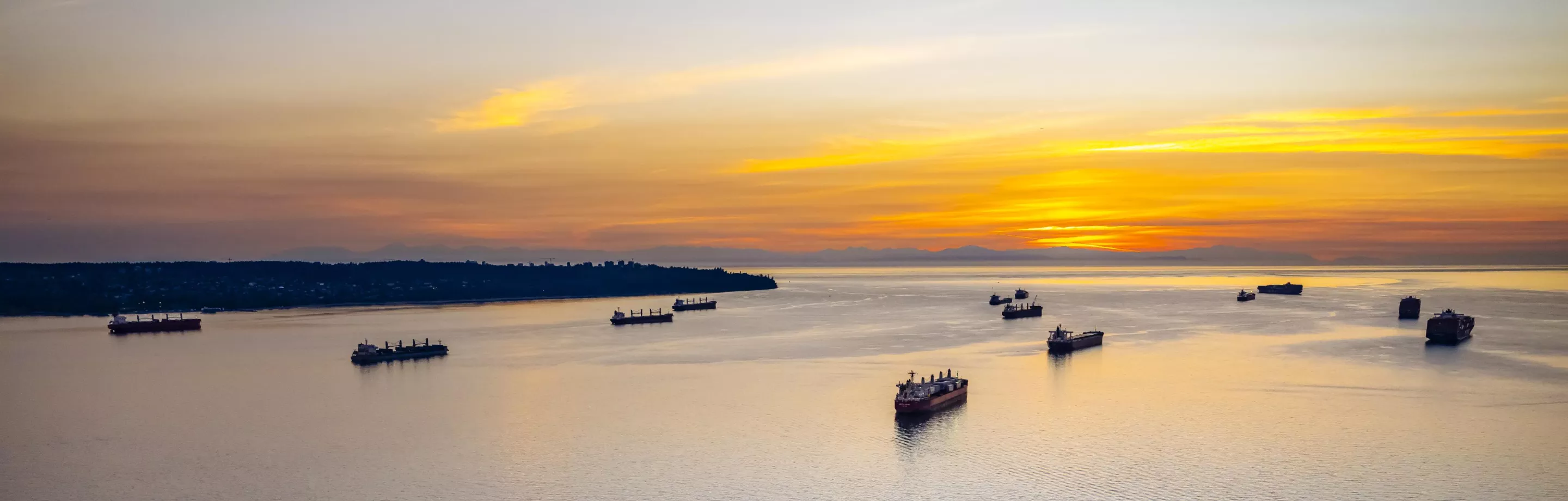 Ships at anchor