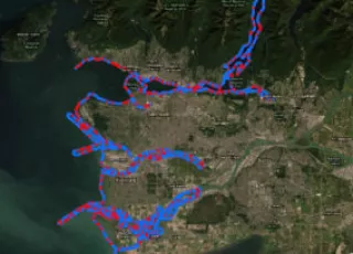 Coastal imaging and habitat map