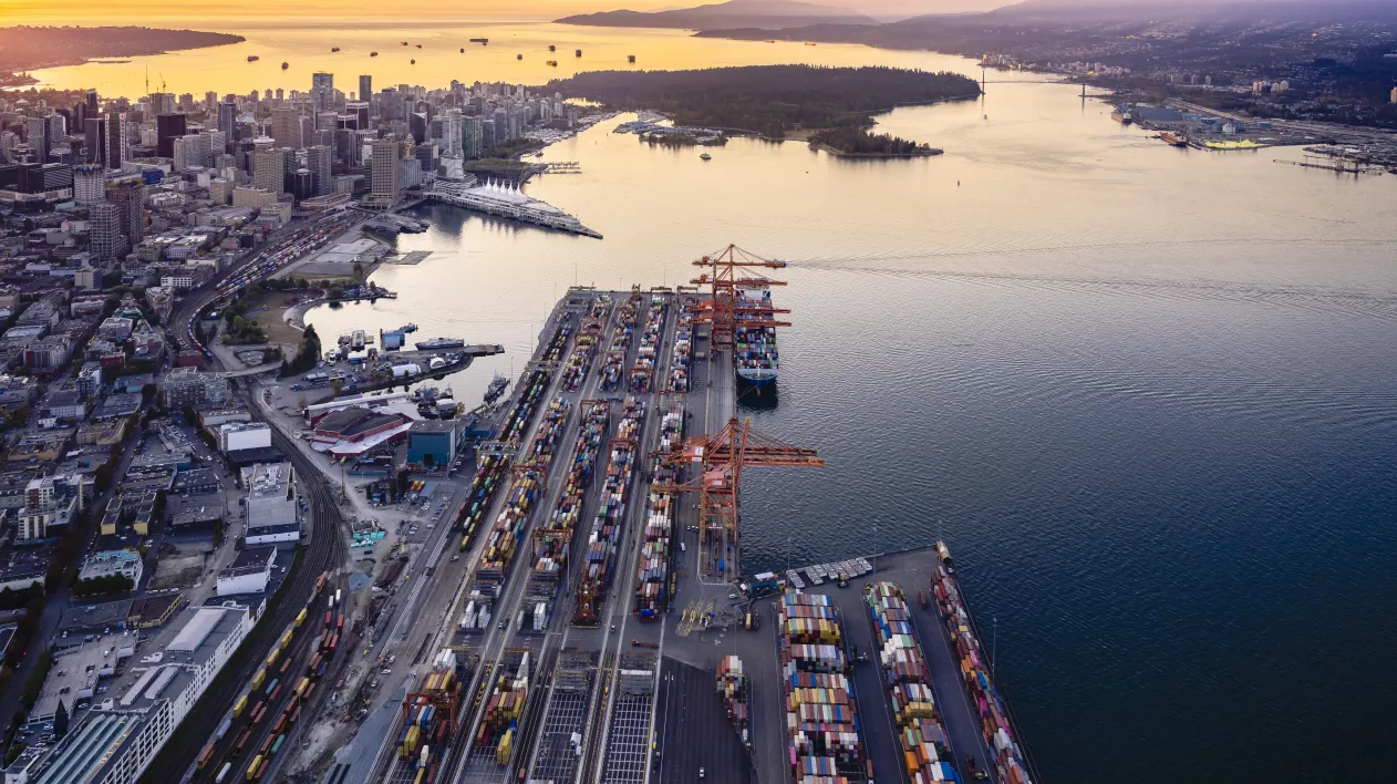 Port of Vancouver aerial