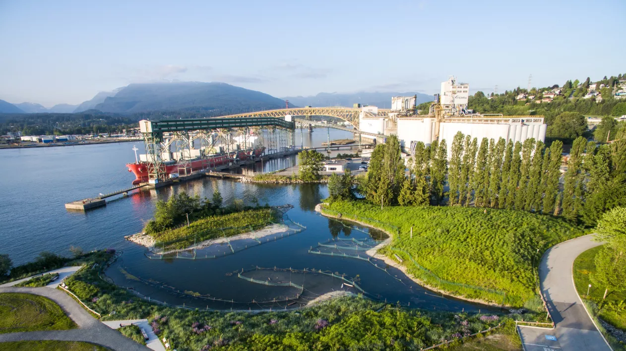 New Brighton Park and Viterra terminal